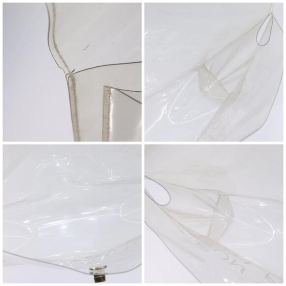 HERMES Vinyl Kelly Hand Bag Clear Auth 148034 - Picture 15 of 16